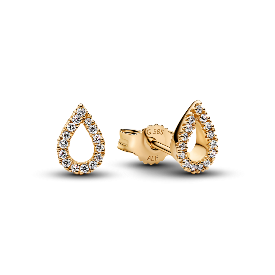 Pandora Infinite Lab-grown Diamond Pavé Stud Earrings