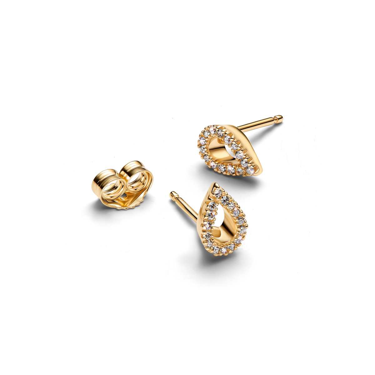 Pandora Infinite Lab-grown Diamond Pavé Stud Earrings