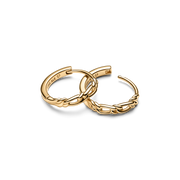 Pandora Era Figaro Hoop Earrings