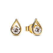 Pandora Infinite 14k Gold Lab-grown Diamond Earrings