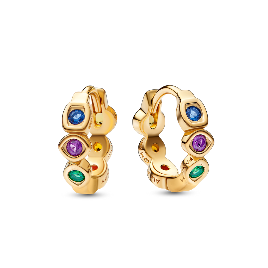 Marvel The Avengers Infinity Stones Hoop Earrings
