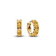 Yellow Hoop Earrings