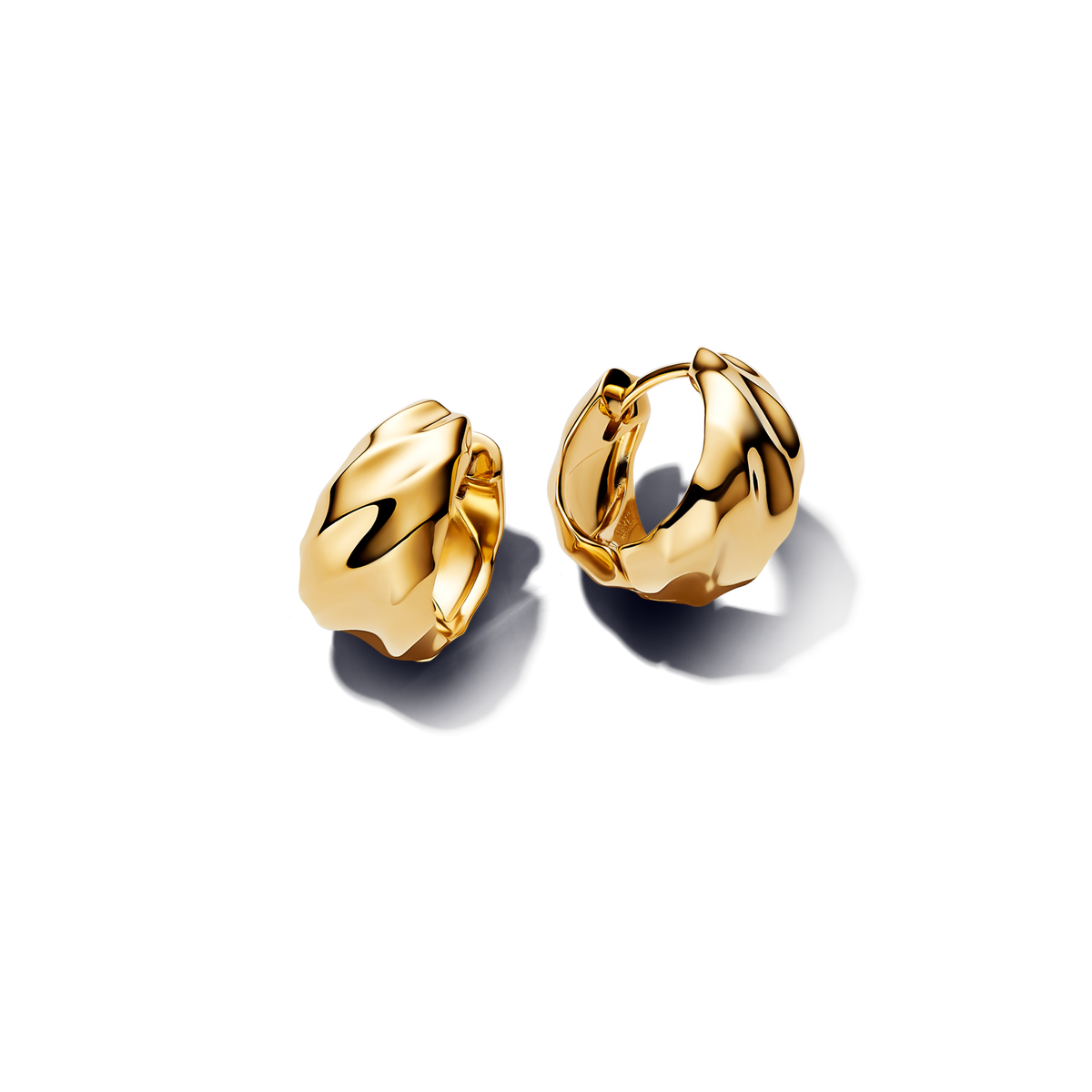 Rippled Hoop Earrings