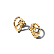 Organically Shaped Hearts Earring Stack