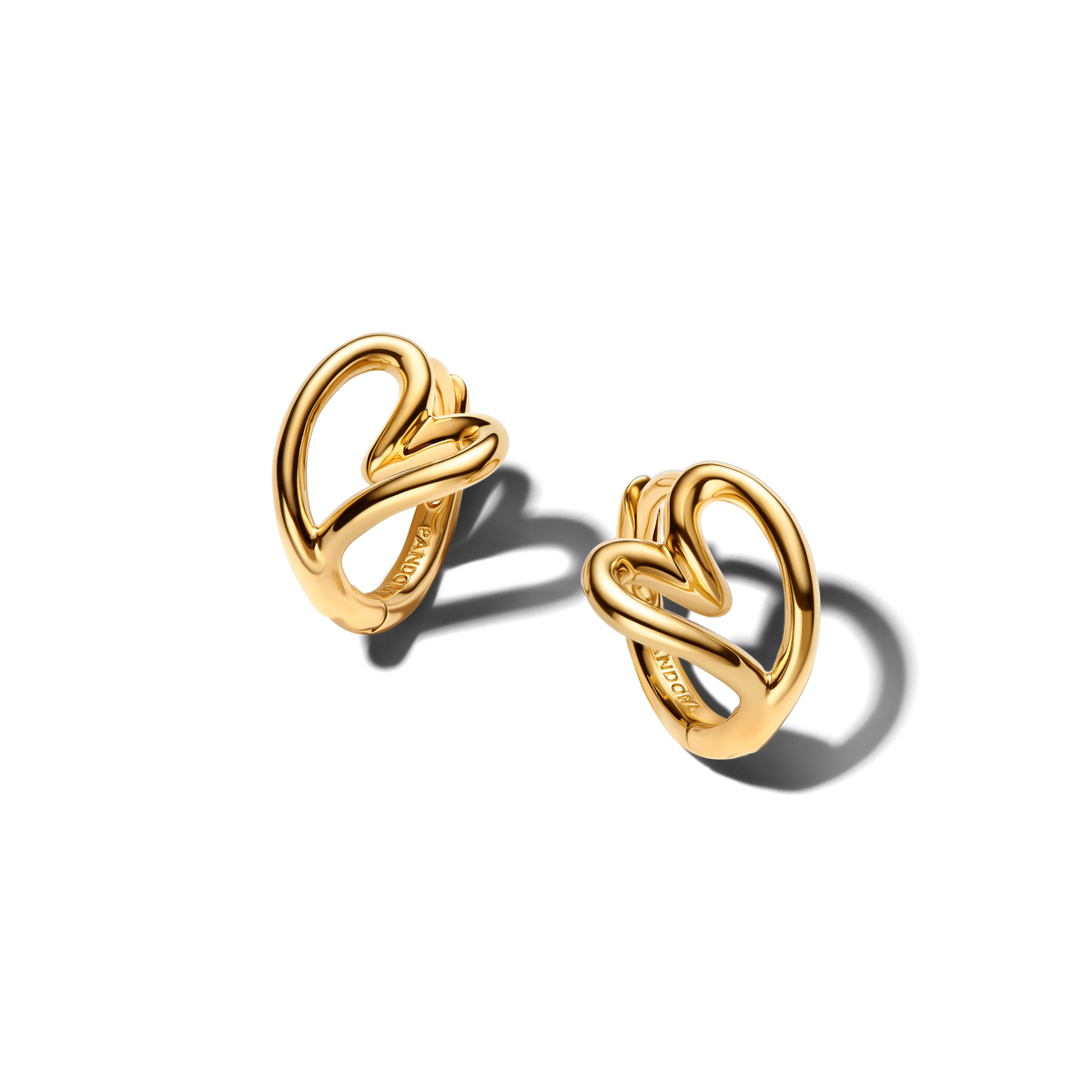 Organically Shaped Hearts Earring Stack