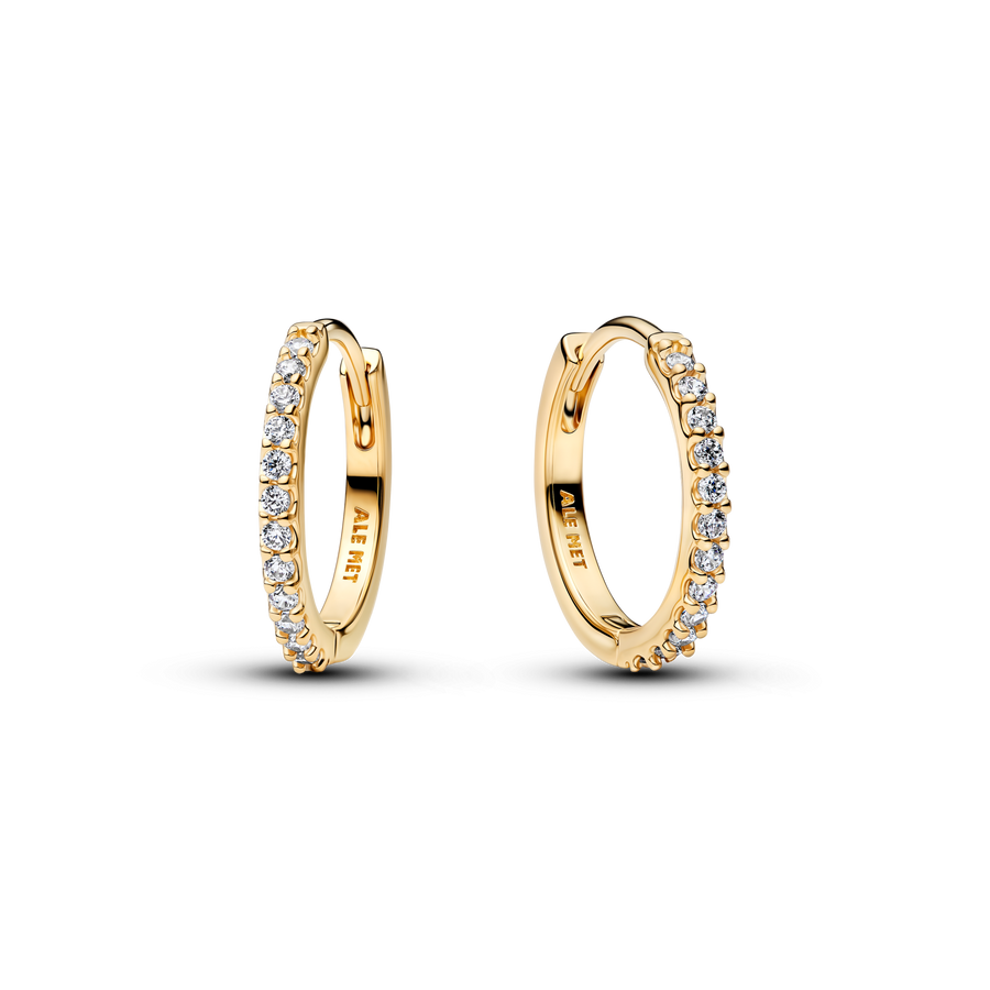 Sparkling Mini Hoop Earrings