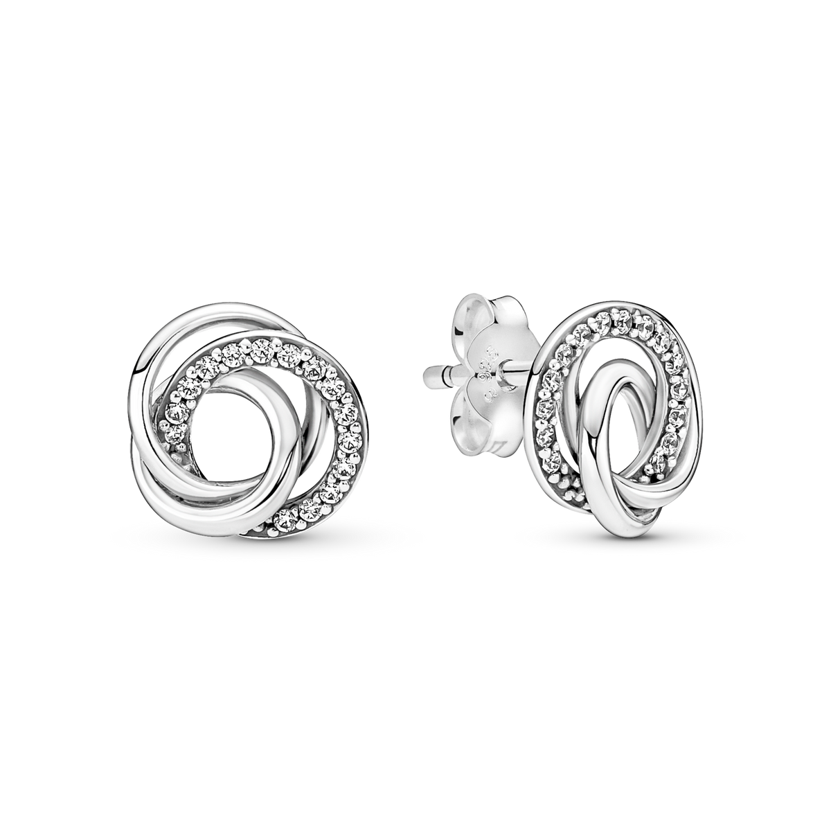 Family Always Encircled Stud Earrings