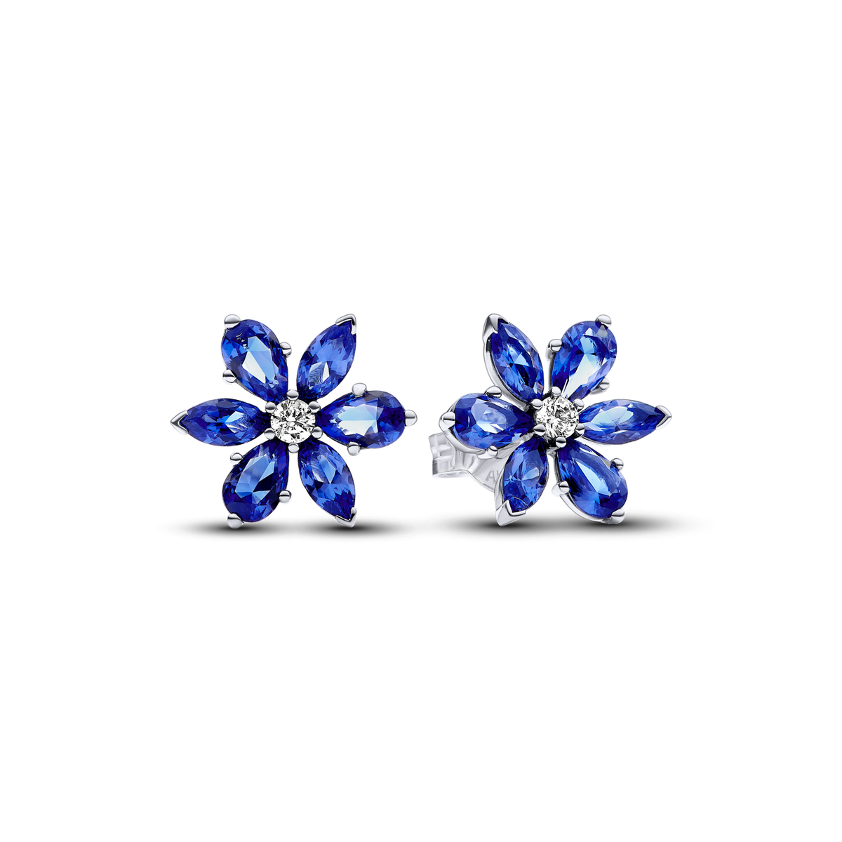 FINAL SALE - Sparkling Blue Herbarium Cluster Stud Earrings