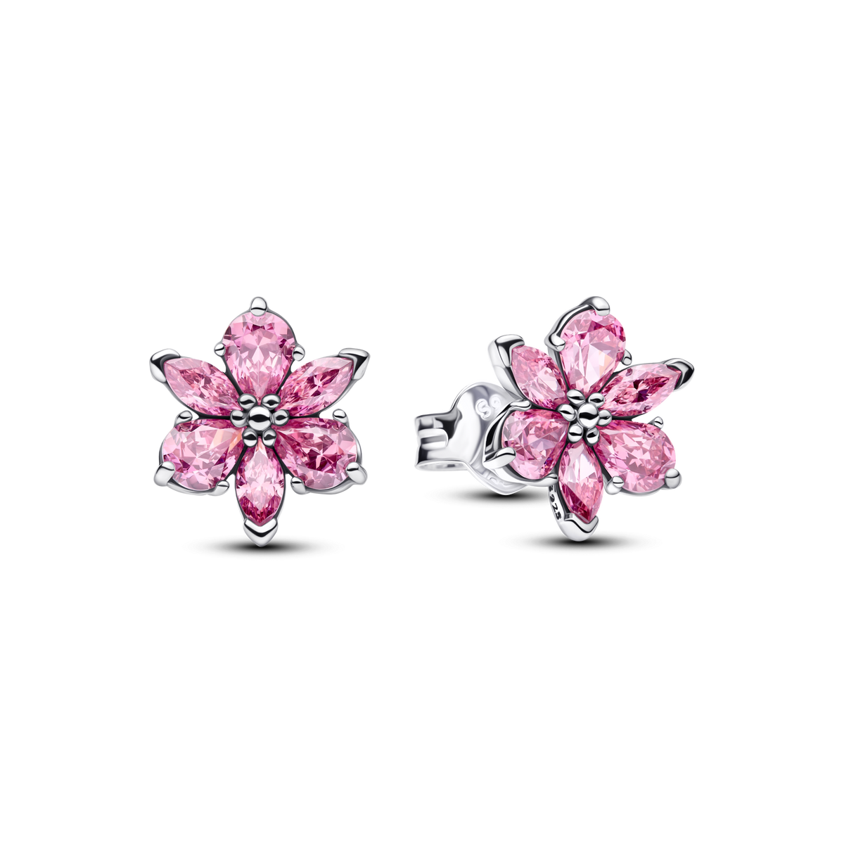 Pink Herbarium Bloom Jewelry Set