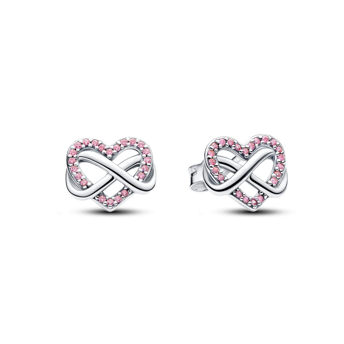 Pink Infinity Heart Jewelry Set