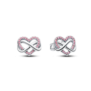 Pink Infinity Heart Jewelry Set