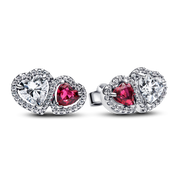 Halo Hearts Stud Earrings