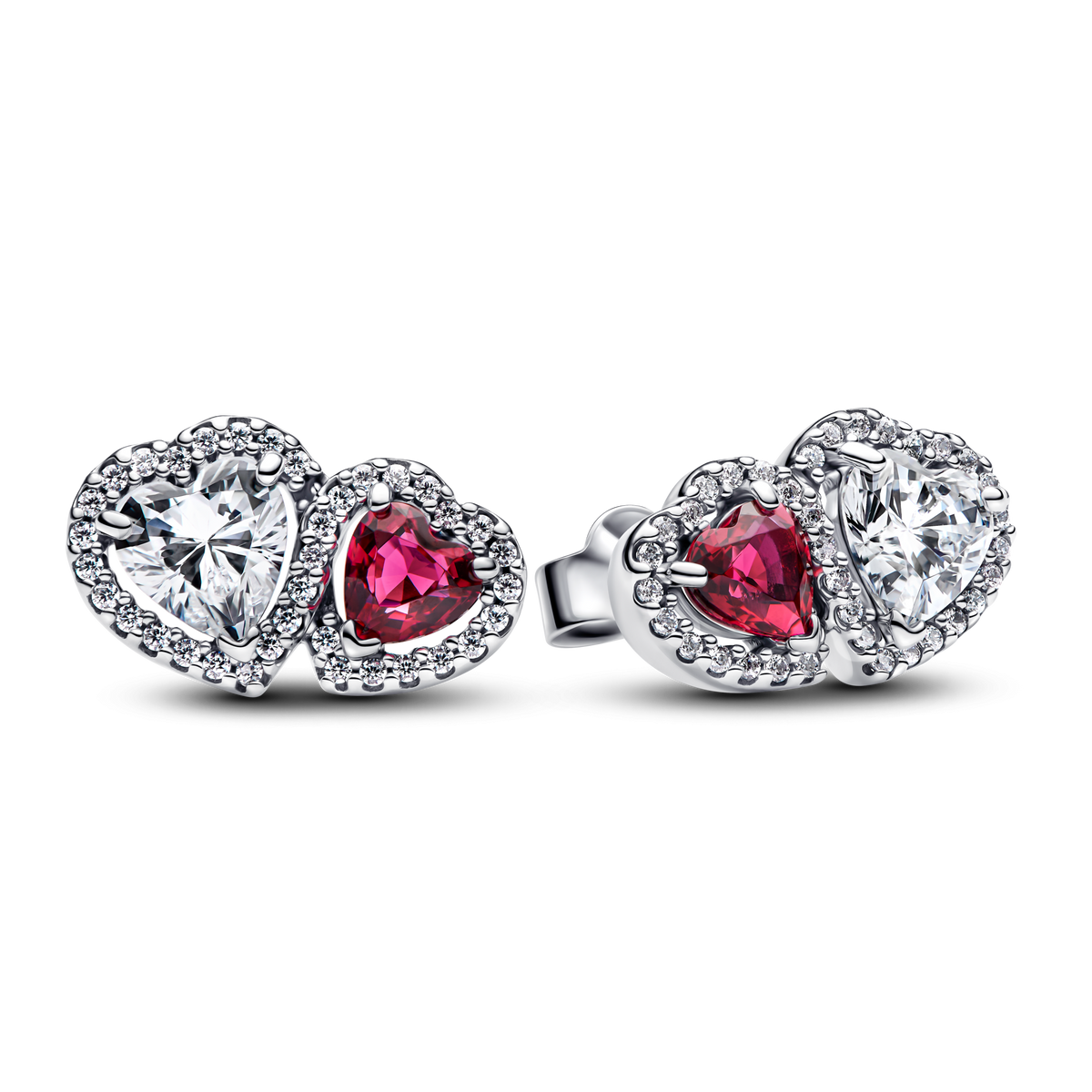 Halo Hearts Stud Earrings