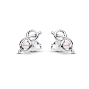 Infinity Knot Stud Earrings