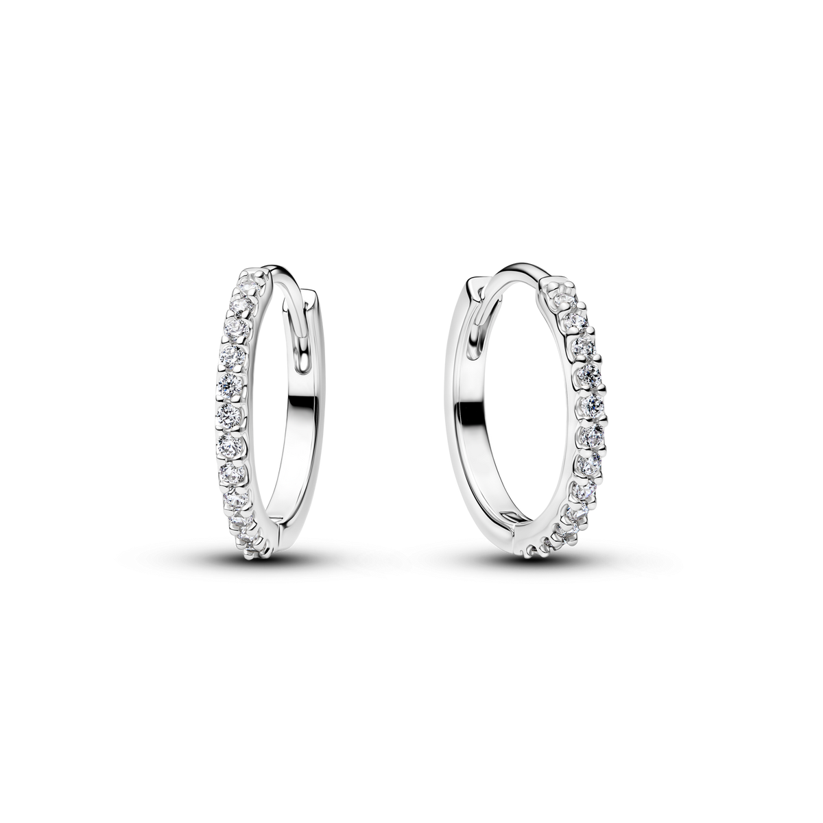 Sparkling Mini Hoop Earrings