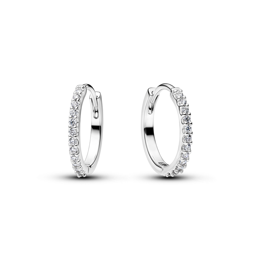 Sparkling Mini Hoop Earrings