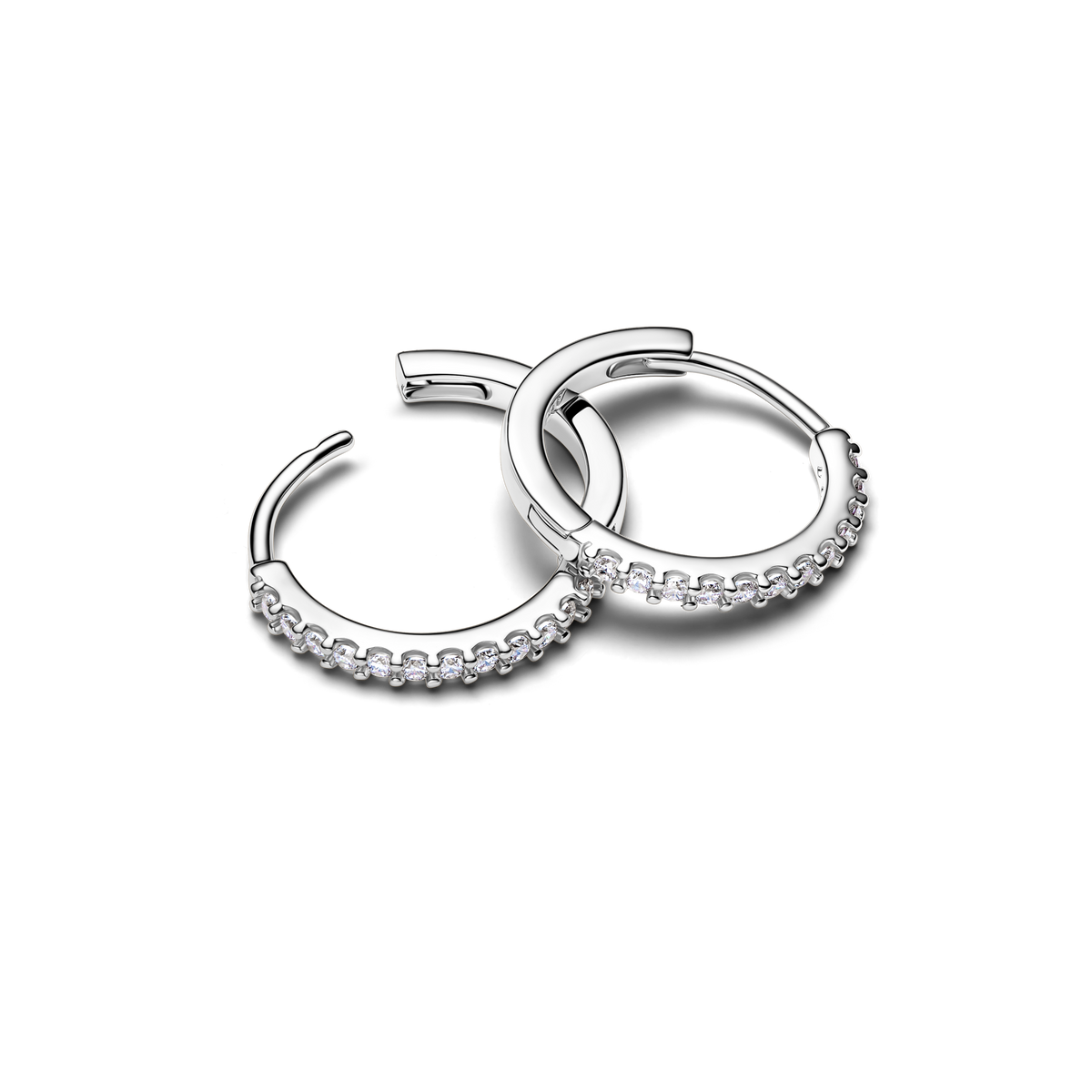 Sparkling Mini Hoop Earrings