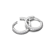 Sparkling Mini Hoop Earrings