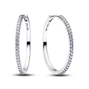 Sparkling Hoop Earrings