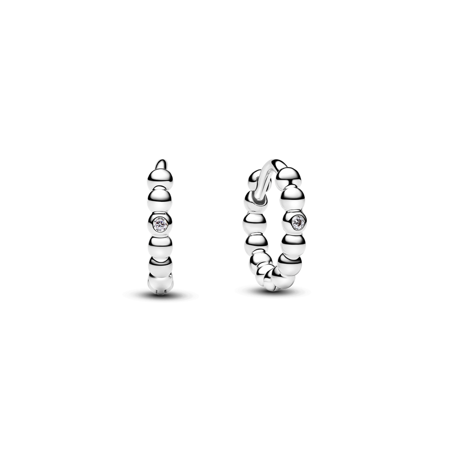 Beaded Huggie Earrings