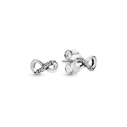 Sparkling Infinity Stud Earrings