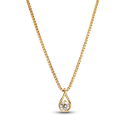 Pandora Infinite Lab-grown Diamond Necklace and Earrings Set 0.75 carat tw 14k Gold