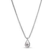 Pandora Infinite 14k White Gold Lab-grown Diamond Pendant Necklace