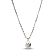 Pandora Infinite 14k White Gold Lab-grown Diamond Pendant Necklace