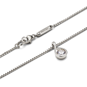 Pandora Infinite 14k White Gold Lab-grown Diamond Pendant Necklace