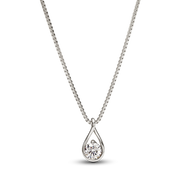 Pandora Infinite 14k White Gold Lab-grown Diamond Pendant Necklace