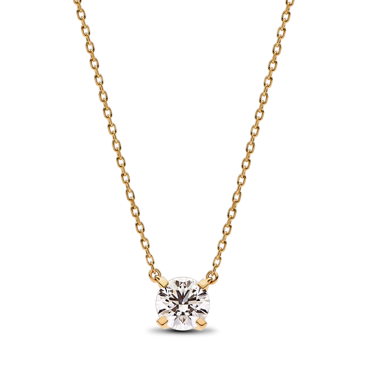 Pandora Era 14k Gold Lab-grown Diamond Pendant Necklace