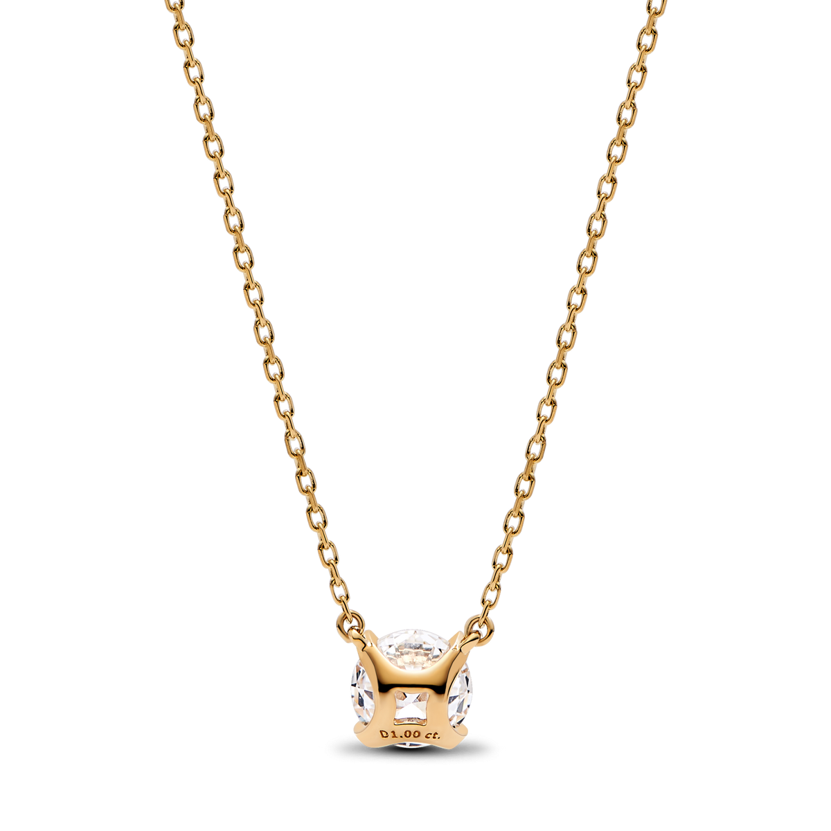 Pandora Era 14k Gold Lab-grown Diamond Pendant Necklace