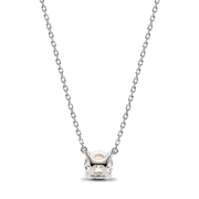 Pandora Era 14k White Gold Lab-grown Diamond Pendant Necklace