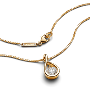 Pandora Infinite 14k Gold Lab-grown Diamond Pendant Necklace