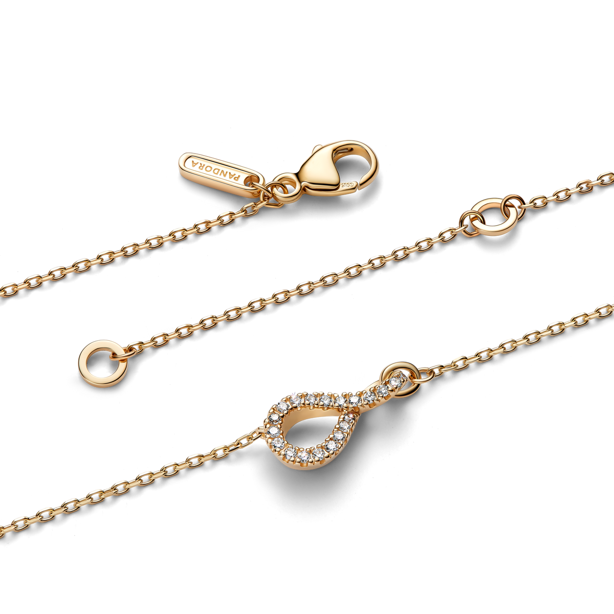 Pandora Infinite Lab-grown Diamond Pavé Pendant Necklace