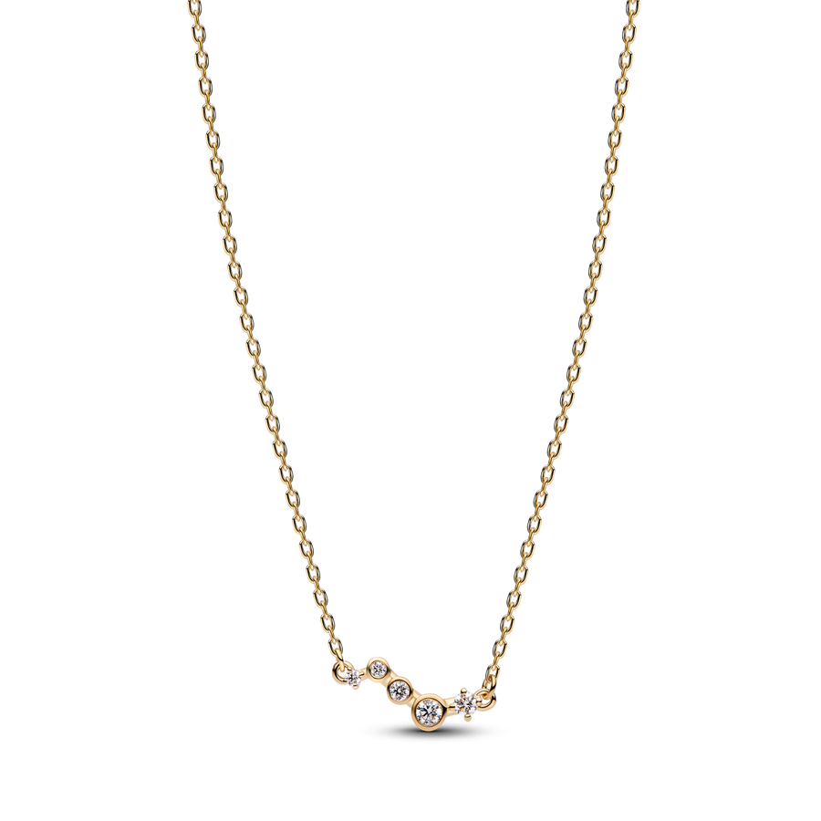 Pandora Era Lab-Grown Diamond Droplet Bar Necklace