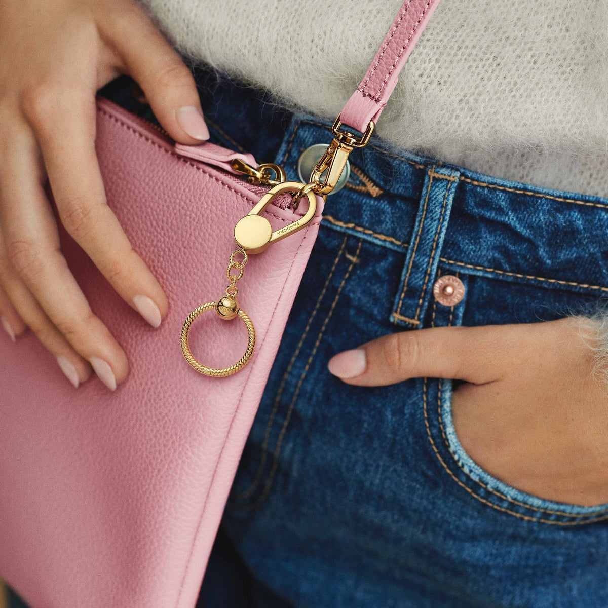 Pandora Moments Small Bag Charm Holder
