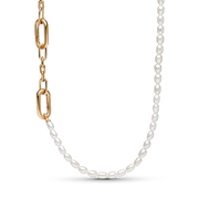 Pandora ME Slim Treated Freshwater Cultured Pearl Necklace