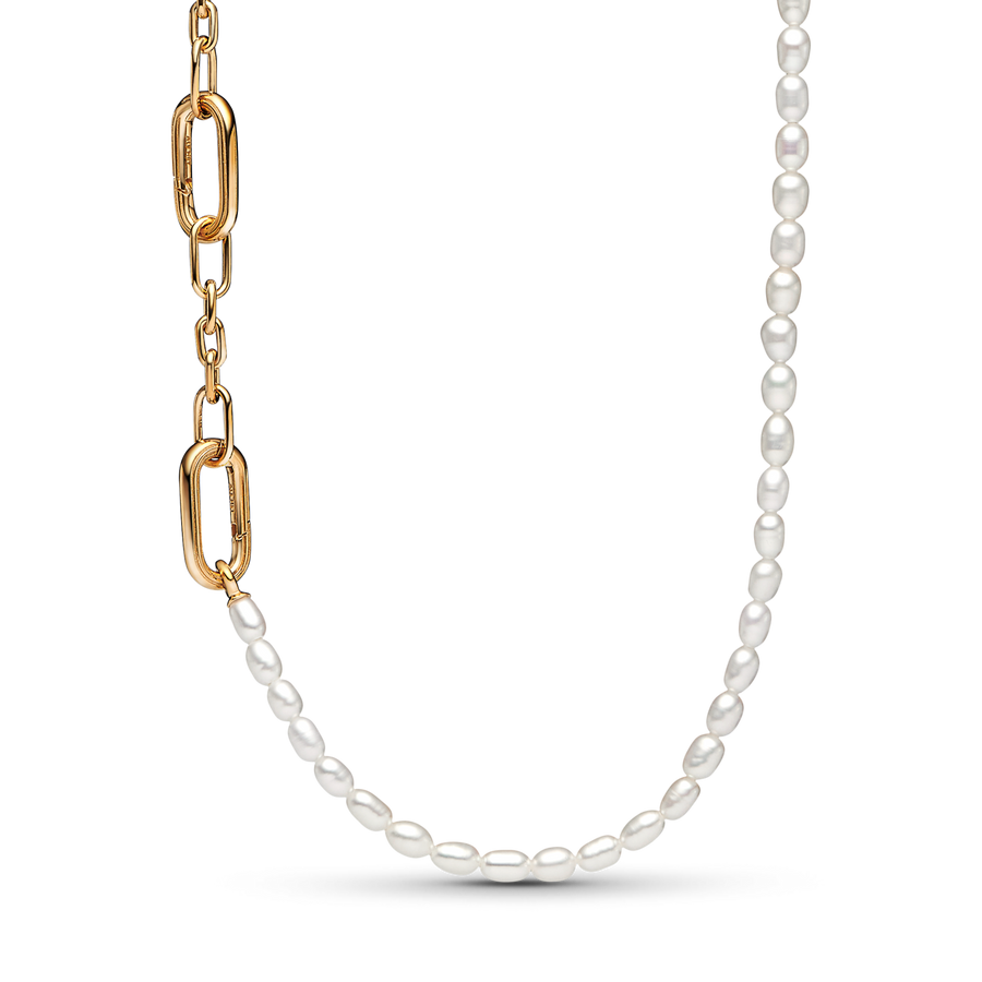 Pandora ME Slim Treated Freshwater Cultured Pearl Necklace