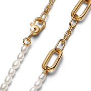 Pandora ME Slim Treated Freshwater Cultured Pearl Necklace
