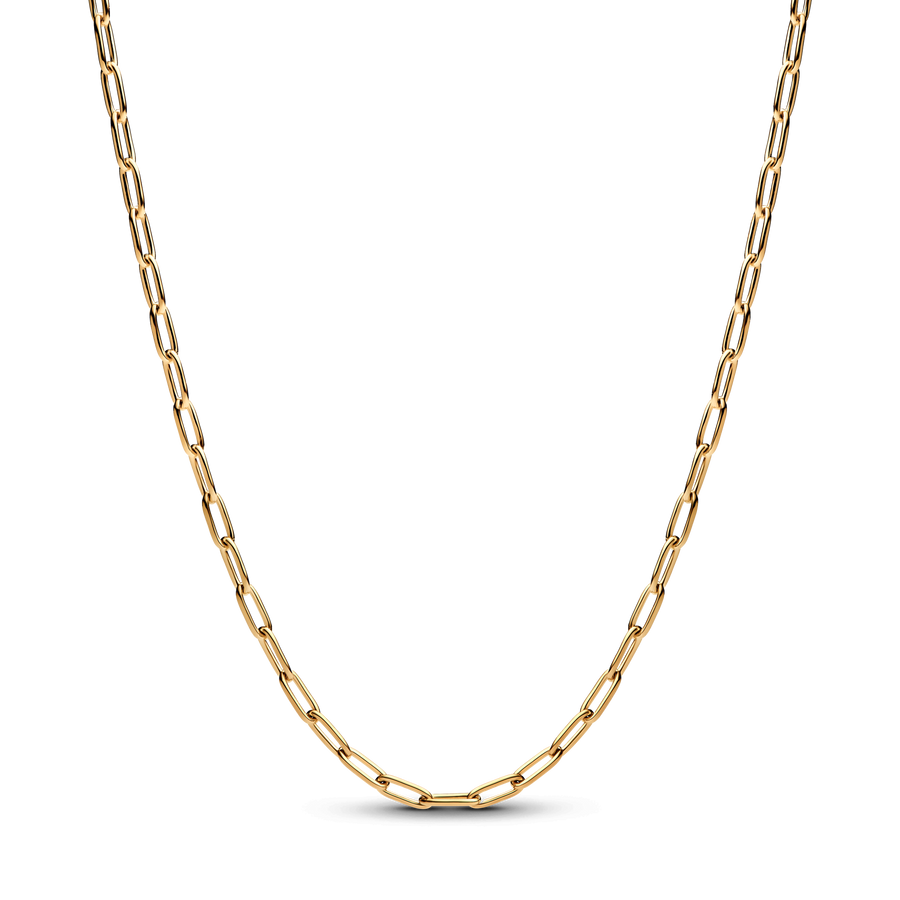 Elongated Link Chain Necklace