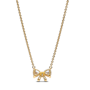 Sparkling Bow Necklace