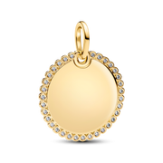 Engravable Round Tag Pendant