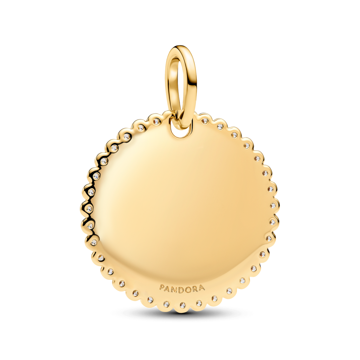 Engravable Round Tag Pendant
