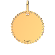 Engravable Round Tag Pendant