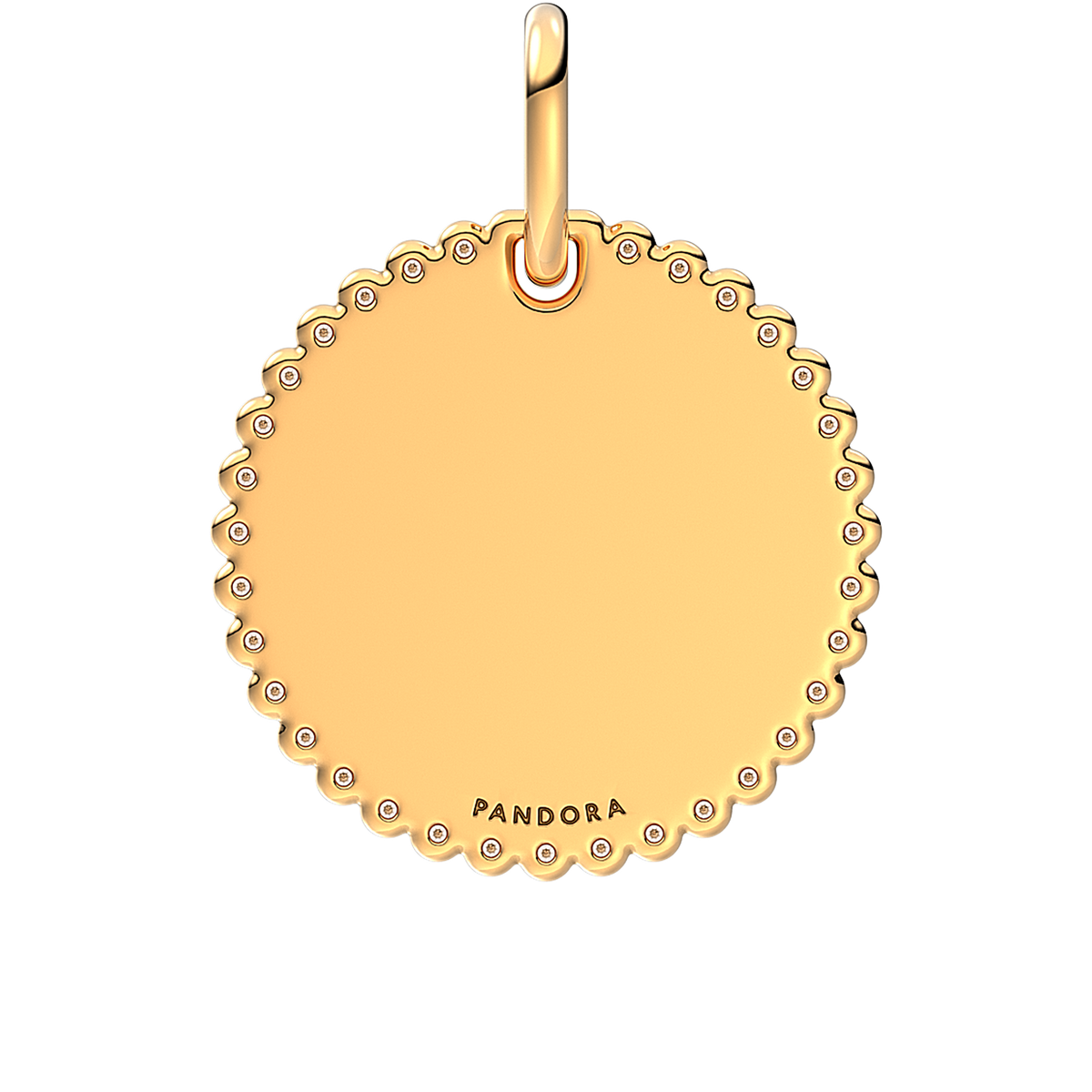 Engravable Round Tag Pendant