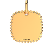 Engravable Square Tag Pendant