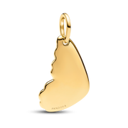 Engravable Butterfly Wing Tag Pendant