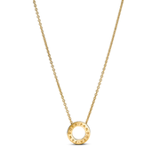 Pandora Logo Pavé Circle Collier Necklace