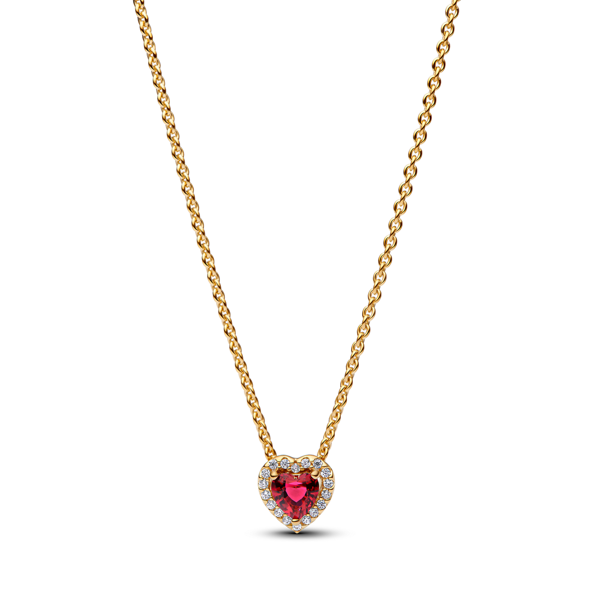 Red Heart Necklace and earring set